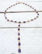 Cadena racimo morada