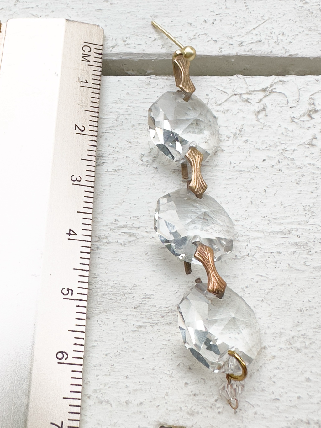 Pendientes triple cristal