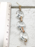 Pendientes triple cristal