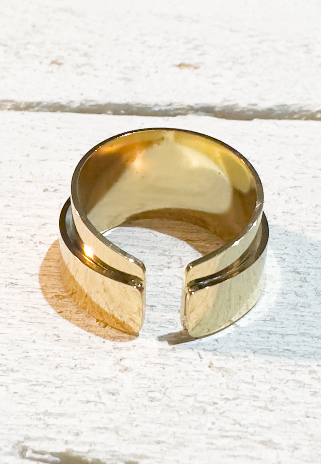 Anillo doble relieve