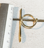 Anillo barra ondulada