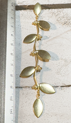 Pendientes rama hojas XL