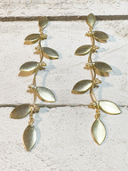 Pendientes rama hojas XL