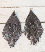 Pendientes miyuki XL gris