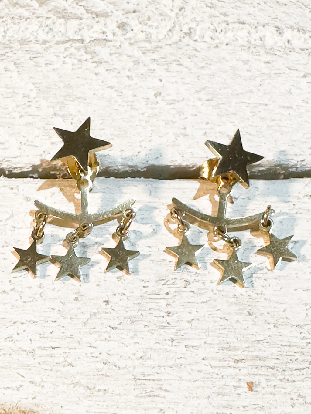 Pendientes dos capas estrellas