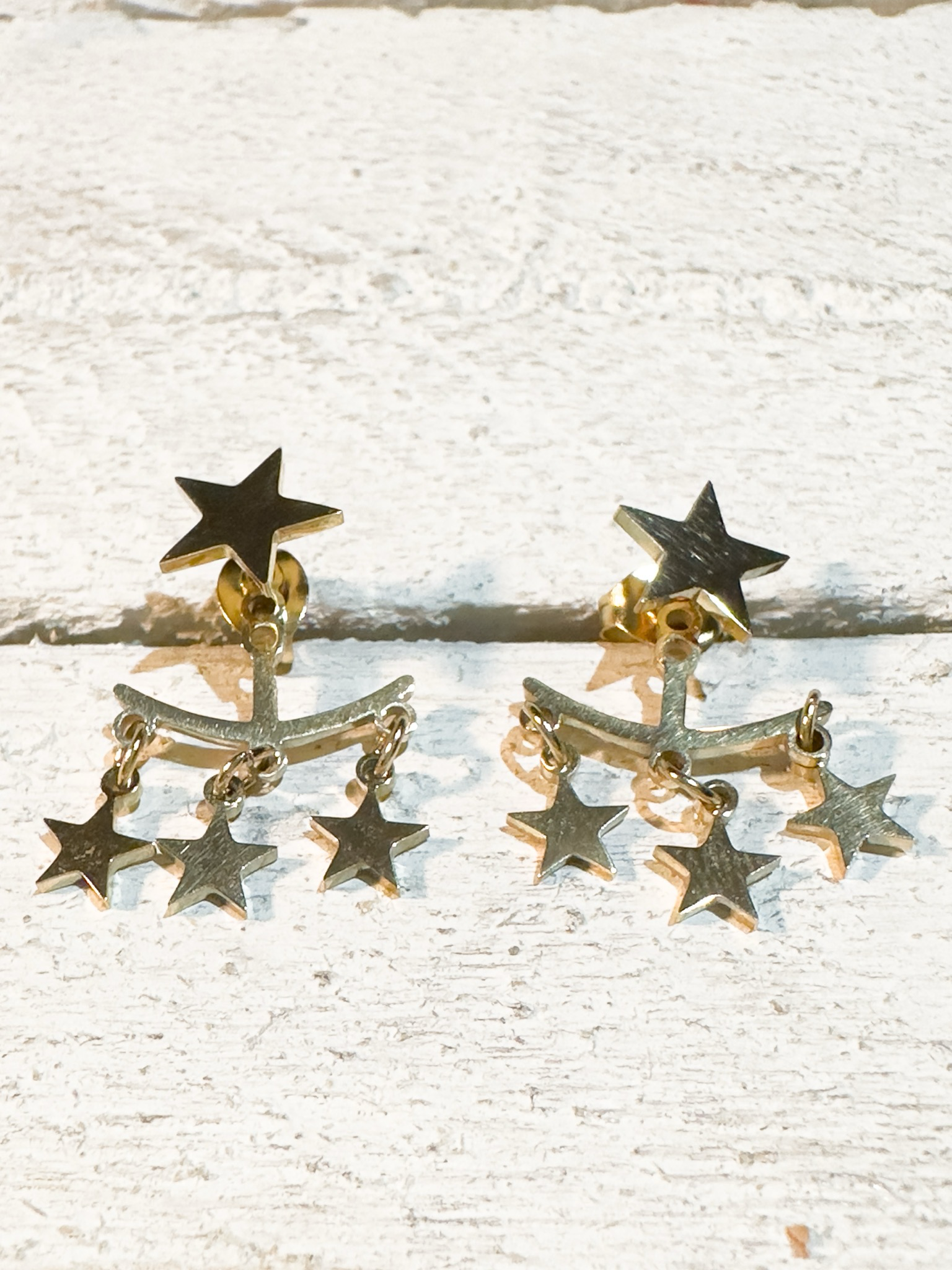 Pendientes dos capas estrellas