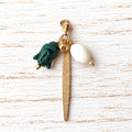 Charm cabeza verde