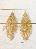 Pendientes miyuki XL dorado
