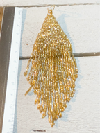 Pendientes miyuki XL dorado
