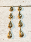 Pendientes cascada gotas