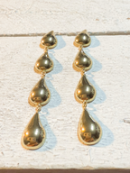Pendientes cascada gotas