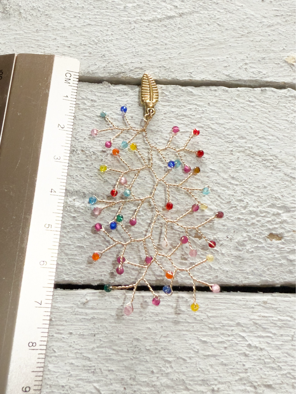 Pendientes alambre mix colorines