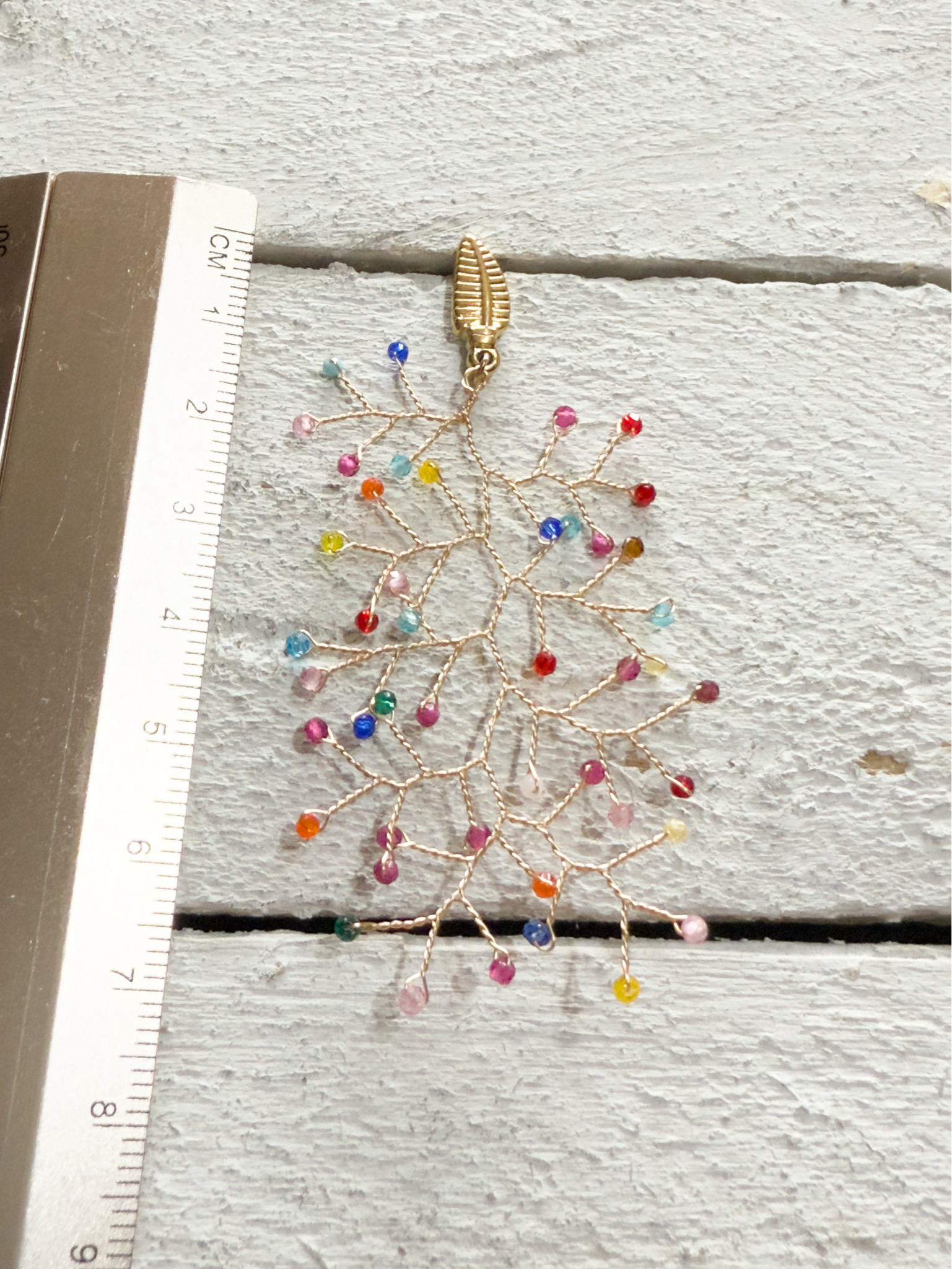 Pendientes alambre mix colorines