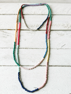 Collar extra largo franjas
