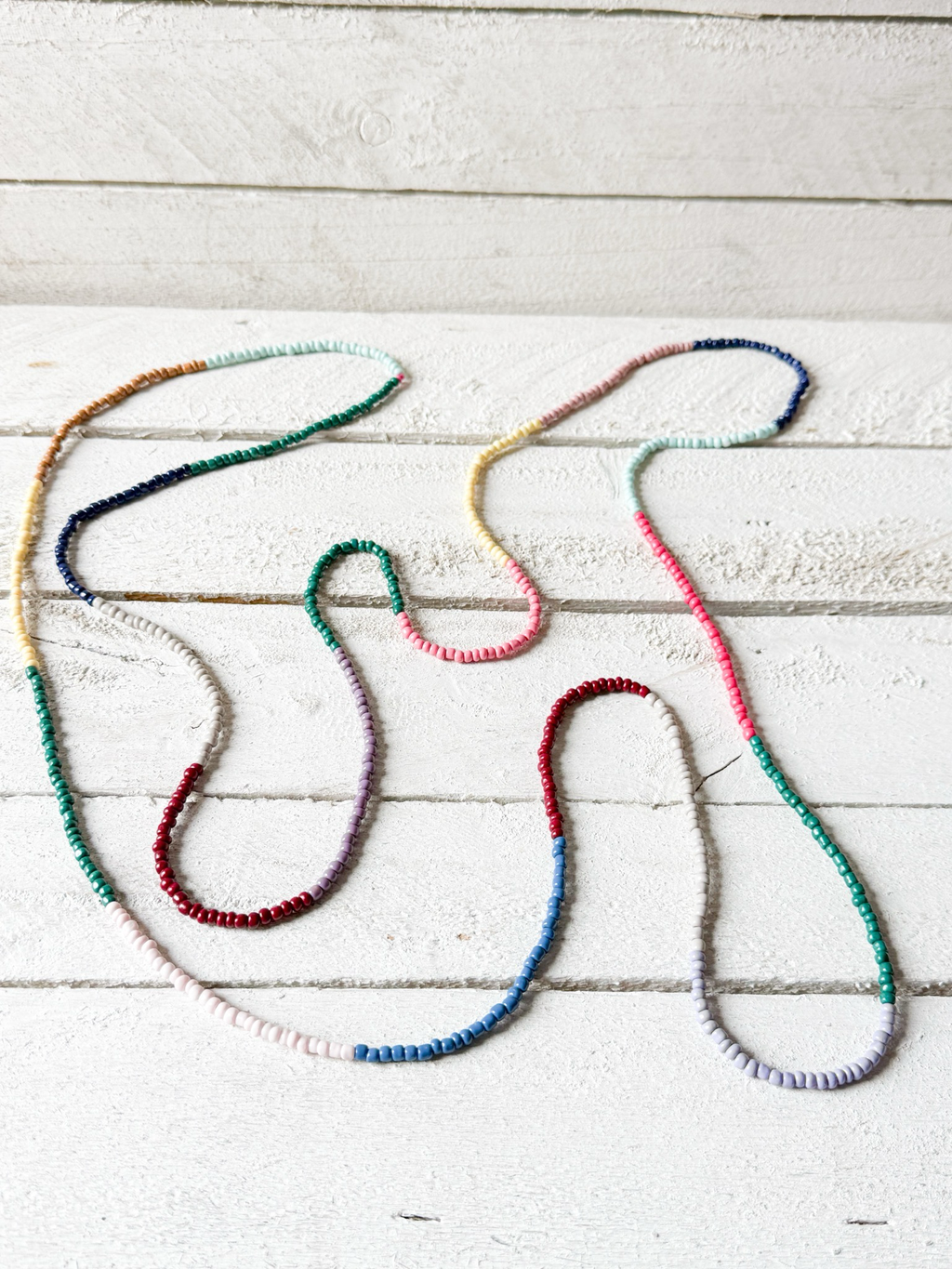 Collar extra largo franjas