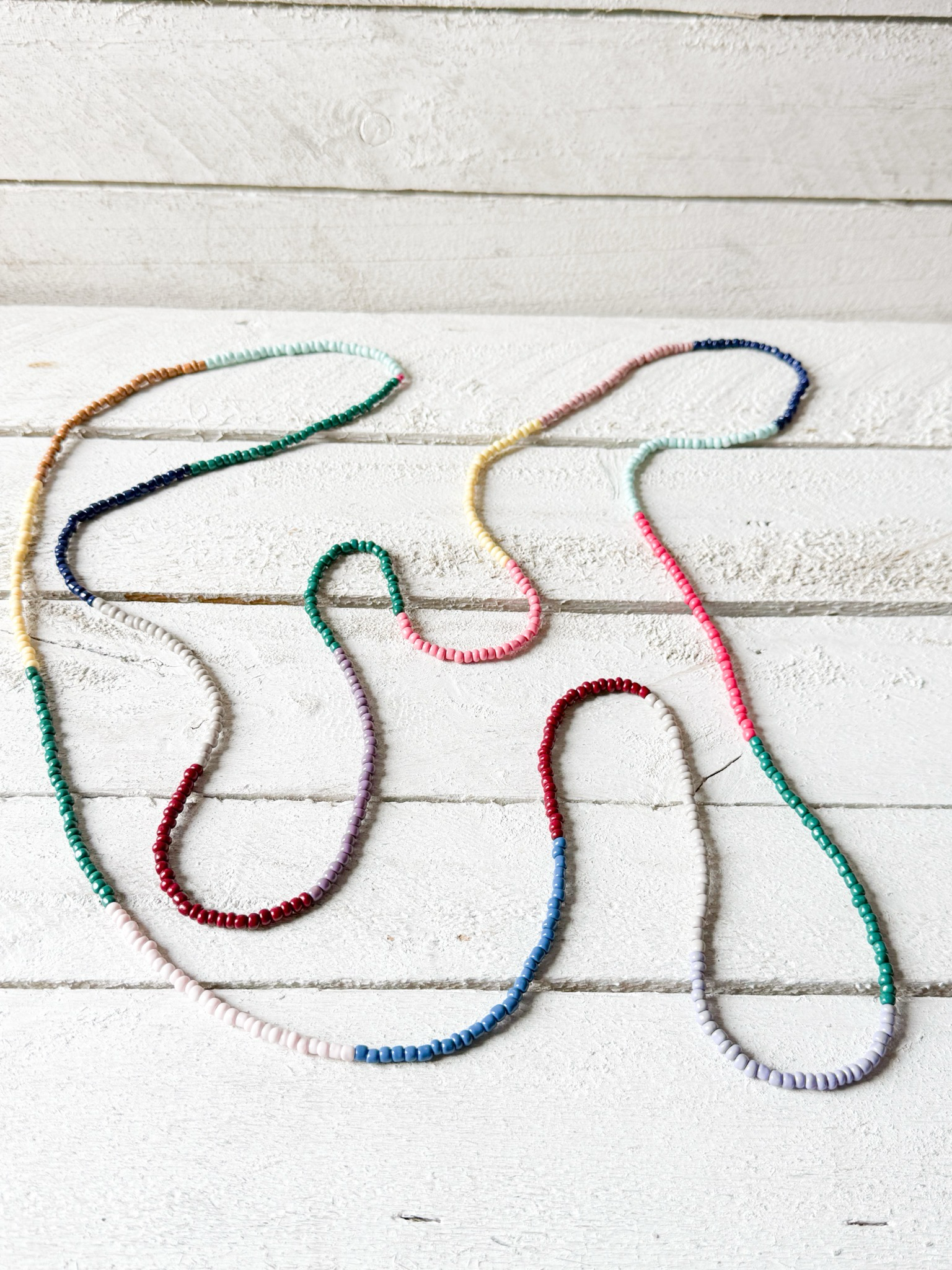 Collar extra largo franjas
