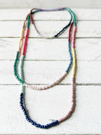 Collar extra largo franjas