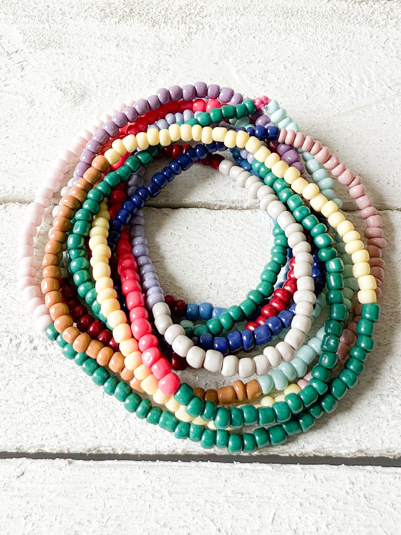 Collar extra largo franjas