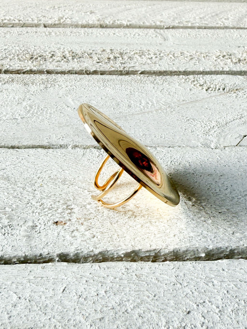 Anillo extra grande acero