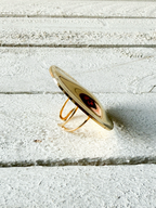 Anillo extra grande acero