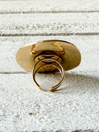 Anillo extra grande acero