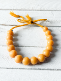 Gargantilla bolas naranja