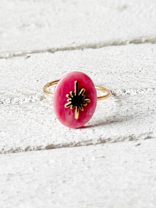 Anillo estrella fresa oval