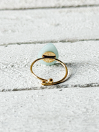 Anillo gota agua