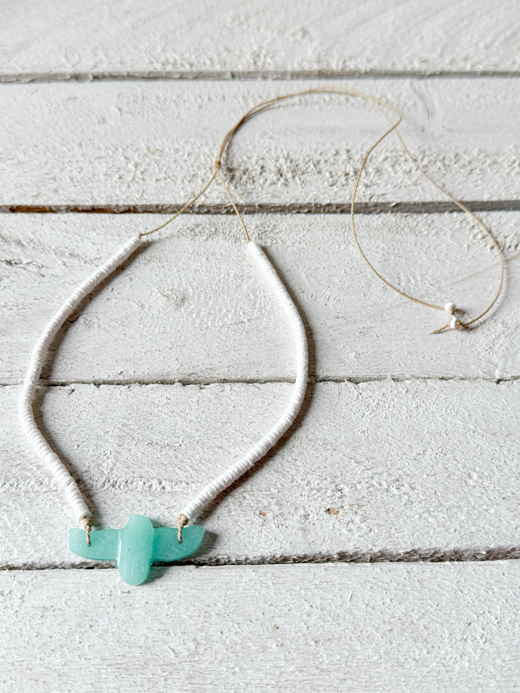Gargantilla boho pájaro agua
