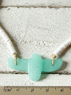 Gargantilla boho pájaro agua