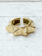 Anillo picos dorado