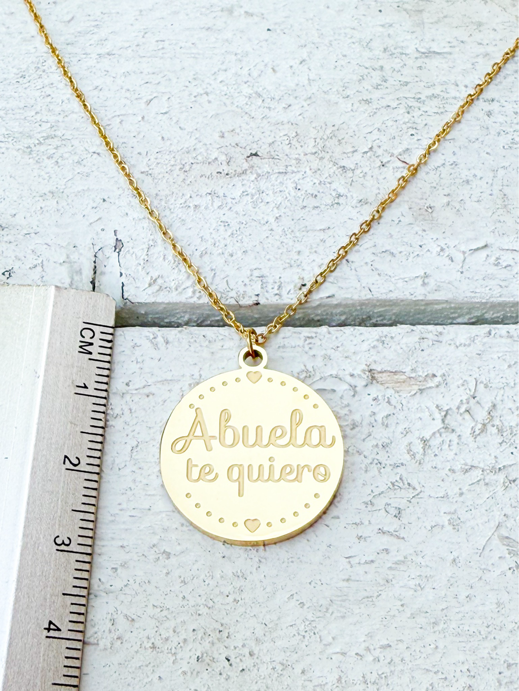 Gargantilla cadena “Abuela te quiero”