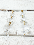Pendientes cristal cascada