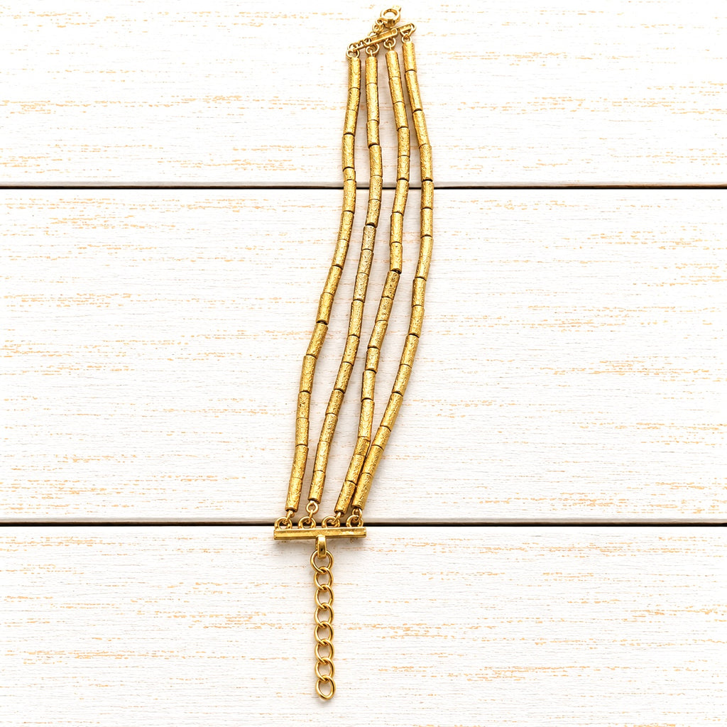 Pulsera cuatro filas