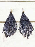 Pendientes miyuki gris
