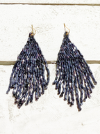 Pendientes miyuki gris