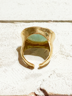 Anillo oval agua