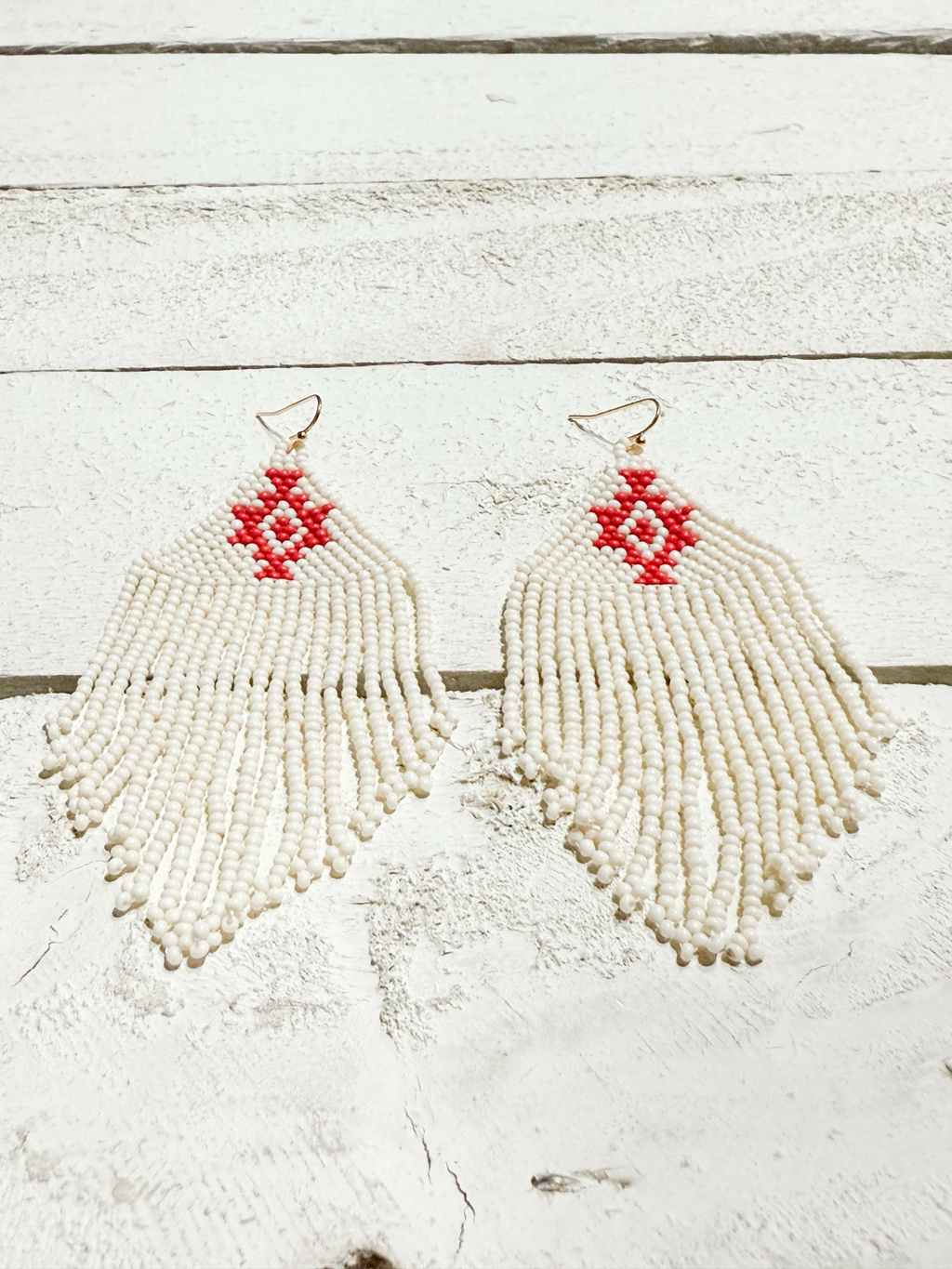 Pendientes miyuki tribal natural