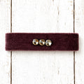 Gargantilla choker terciopelo marrón titanic