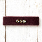Gargantilla choker terciopelo marrón titanic