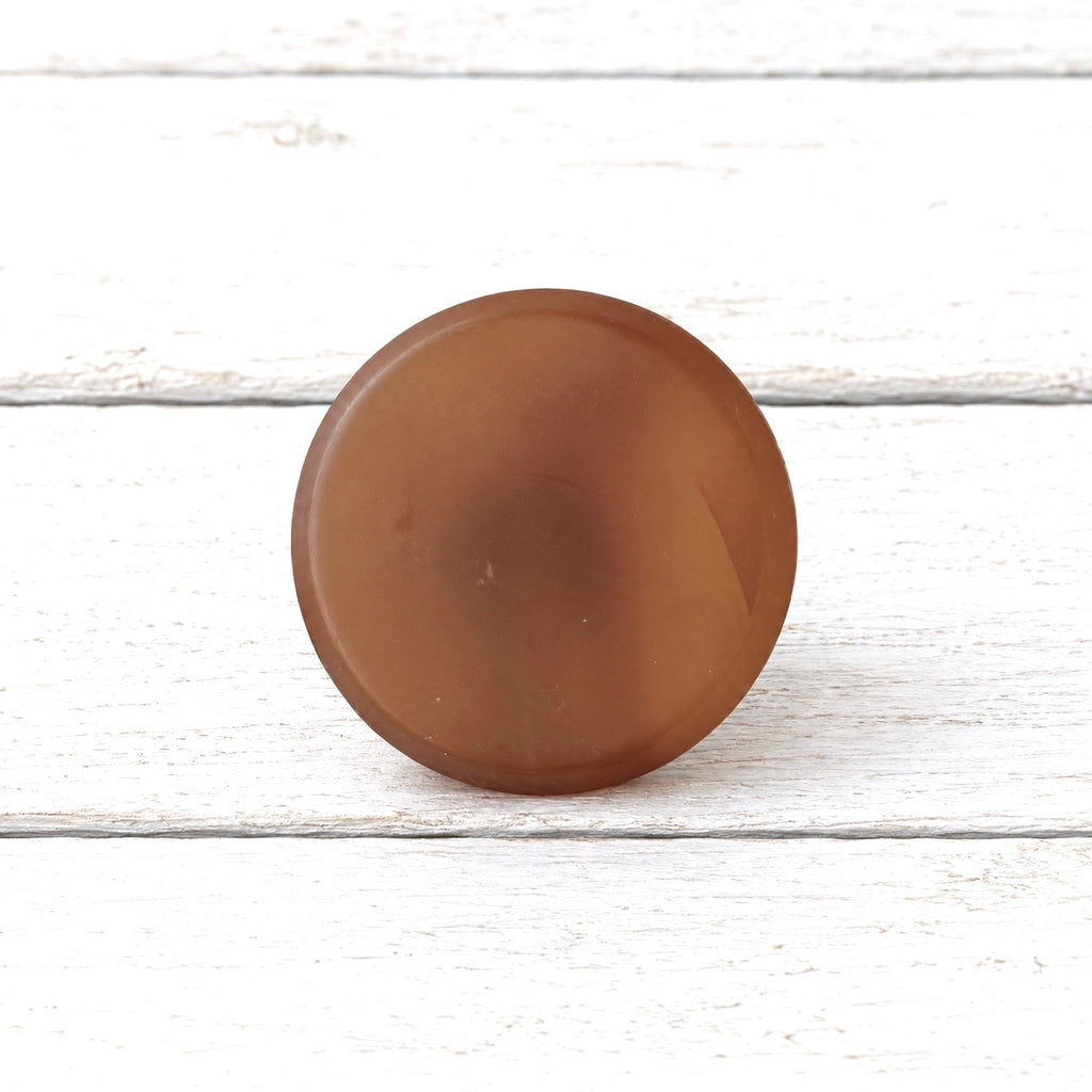 Anillo resina camel XL