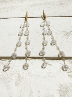 Pendientes cadenas cristales