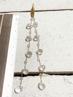 Pendientes cadenas cristales