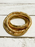 Collar moldeable dorado