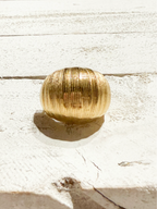 Anillo acero  rayado