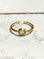 Anillo circonita fino