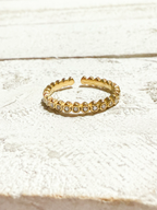 Anillo circonitas fino