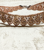 Gargantilla Choker vintage tela