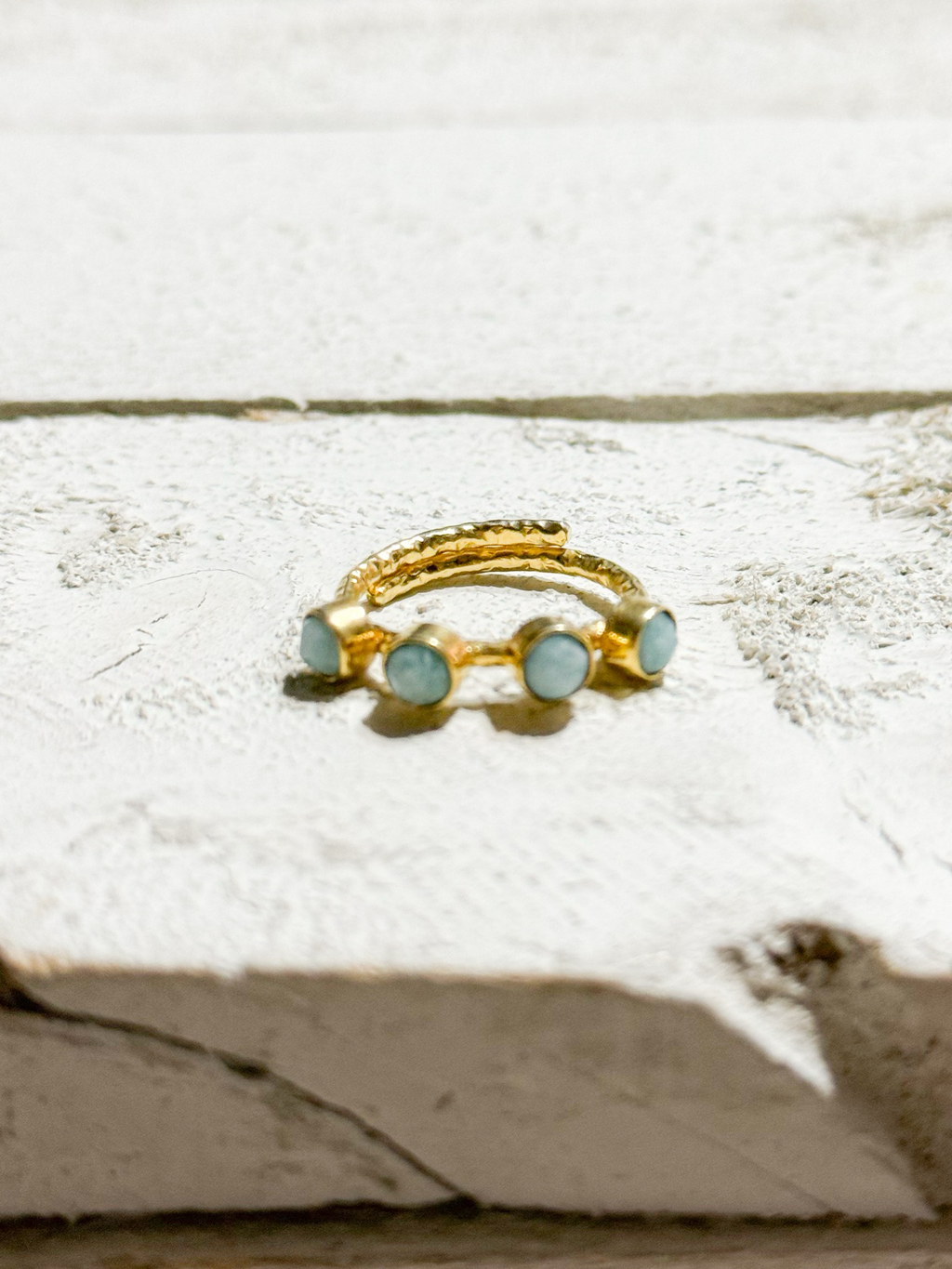 Anillo cuatro piedras