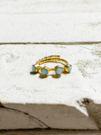 Anillo cuatro piedras